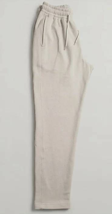 Pantalón Jogging Recto de Friza Peinado Lisos