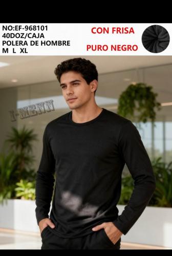 Camiseta Térmica Todo Negro - Miniatura 1