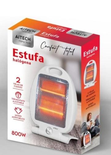 Estufa Halogena 2 Velas Aitech - Miniatura 3