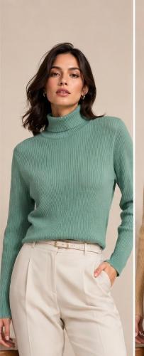 Polera Bremer Cuello Alto