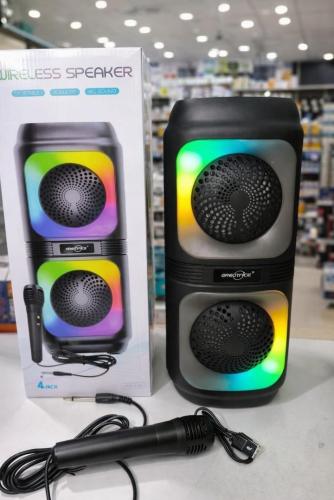 Parlante Bluetooth Torre Full Led - Miniatura 1