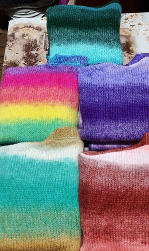 Cardigan Multicolor Lana Frizzado - Miniatura 2