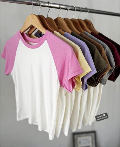 Remera Combinada Modal - Miniatura 2