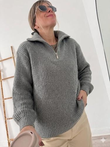 Sweater Polera con Cierre - Miniatura 3