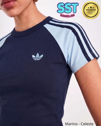 Remera Adidas Sst Ranglan Bordado Premium - Miniatura 4