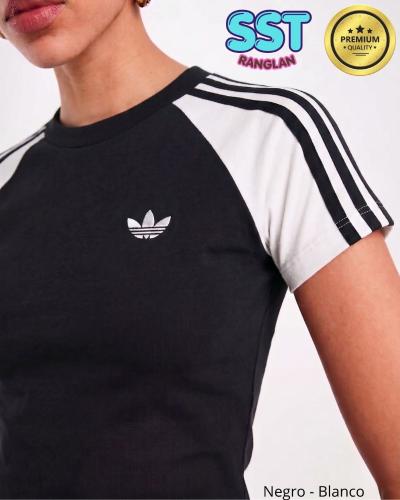 Remera Adidas Sst Ranglan Bordado Premium - Miniatura 6