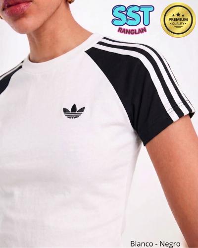 Remera Adidas Sst Ranglan Bordado Premium - Miniatura 7