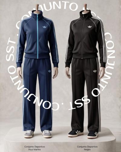 Conjunto Adidas Lycra Frisa Sst - Miniatura 1