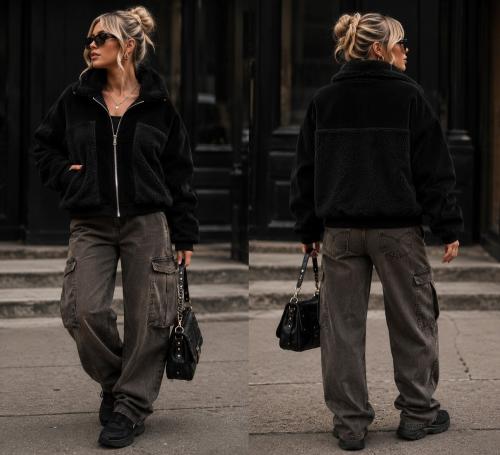Campera Corderoy con Corderito Oversize - Miniatura 2