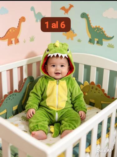 Pijamas Bebes Puro Dino Verde