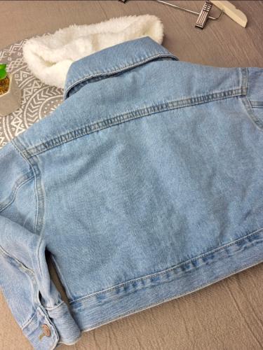 Campera Jean's con Piel - Miniatura 3