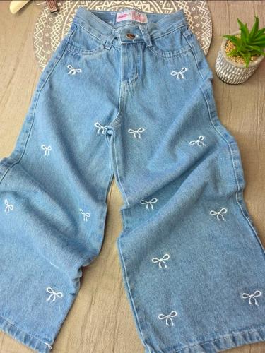 Jean's Baggy con Moño Bordado. - Miniatura 3