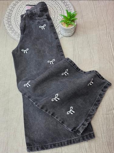 Jean's Baggy con Moño Bordado. - Miniatura 4
