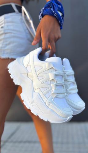 Zapatillas Clásicas Blancas - Miniatura 1