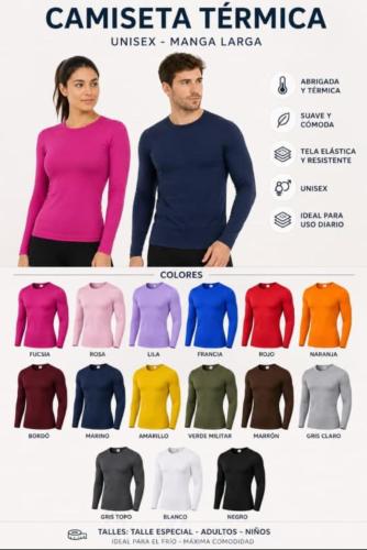 Camiseta Térmica Unisex - Miniatura 1
