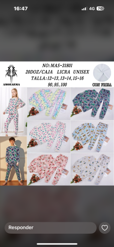 Pijamas Térmicos Niños