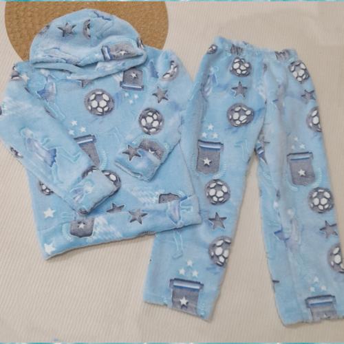Conjunto Pijama 4a16 Nene Polar Soft Luminosos - Miniatura 1