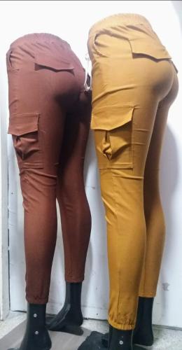 Pantalón Cargo Bengalina Elastizada,hermosos!! - Miniatura 3