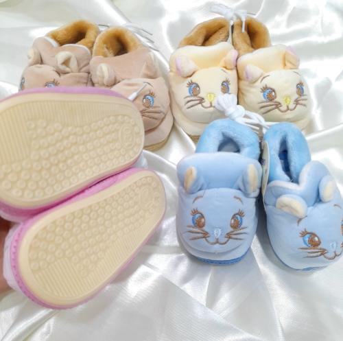 Pantufla Bebes 13 14 15 Importadas  Suela Goma - Miniatura 2