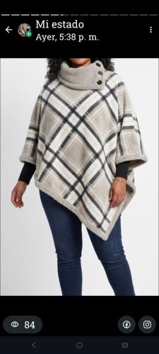 Ponchos Cuadrille con Piel - Miniatura 6