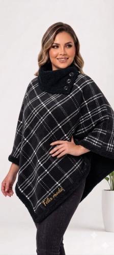 Ponchos Cuadrille con Piel - Miniatura 8