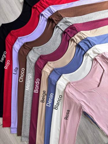 Camiseta Cuello Espejo Modal - Miniatura 2