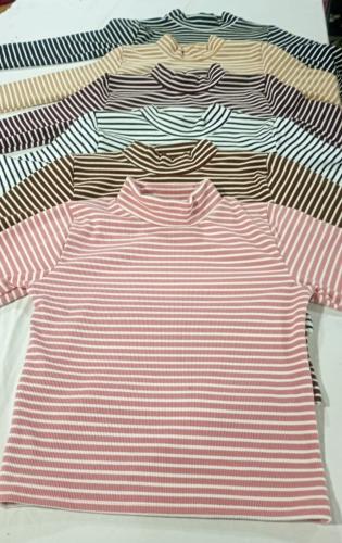 Poleras Morley Frisadas Rayadas