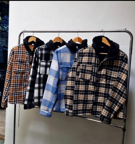 Camisacos de Hombre con Piel
