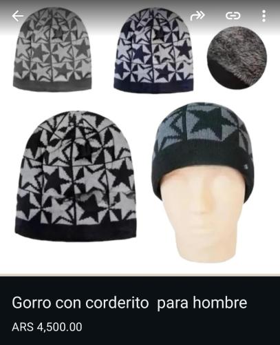 Gorro de Hombre con Corderito - Miniatura 2