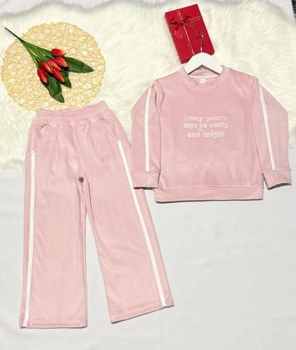 Conjunto de Niña con Bordado Líneas - Miniatura 3