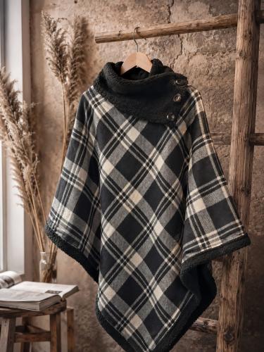 Poncho con Piel