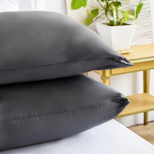 Set X2 Fundas de Almohada Cacharel 100% Algodón Percal 150 Hilos 50x75 Cm + 10 Solapa - Miniatura 2