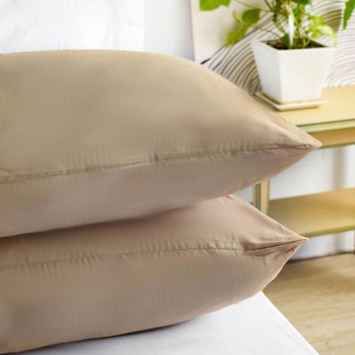 Set X2 Fundas de Almohada Cacharel 100% Algodón Percal 150 Hilos 50x75 Cm + 10 Solapa - Miniatura 4