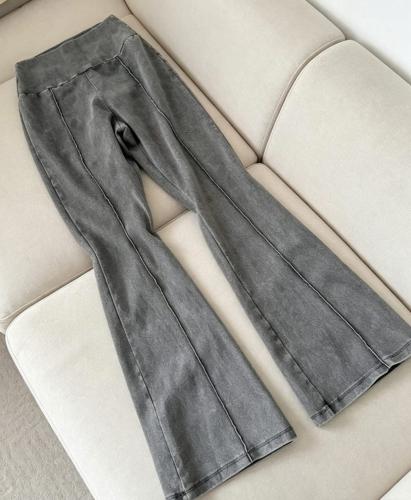 Calza Cintura Gruesa Oxford Algodón Lycra con Despunte - Miniatura 1