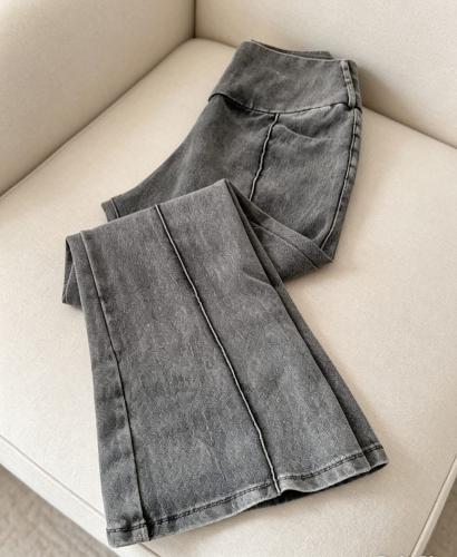 Calza Cintura Gruesa Oxford Algodón Lycra con Despunte - Miniatura 2