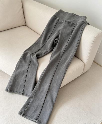 Calza Cintura Gruesa Oxford Algodón Lycra con Despunte - Miniatura 4