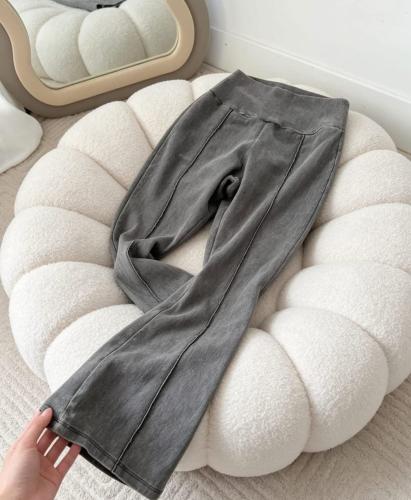 Calza Cintura Gruesa Oxford Algodón Lycra con Despunte - Miniatura 6