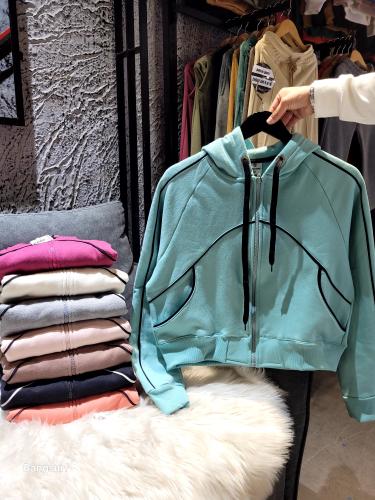 Campera Friza Dama con Vena