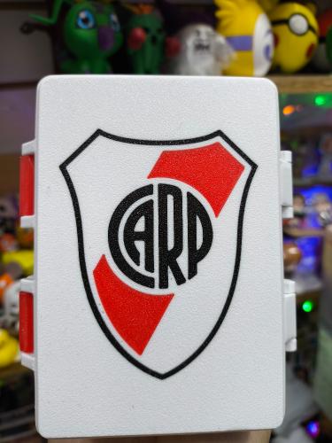 Caja Porta Figuritas Panini Boca, River, Messi, Argentina, Lamin Yamal, Cr7 - Miniatura 1