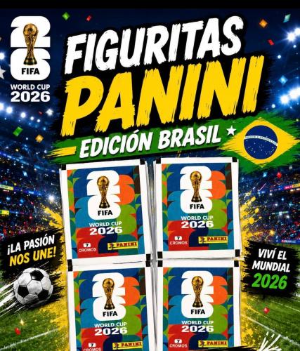Figuritas Brasilera Mundial Fifa 2026