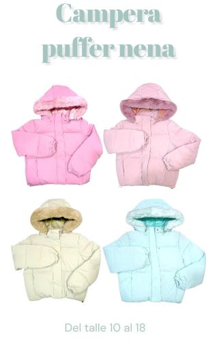 Campera Puffer de Nena