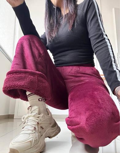 Pantalon Corderoy con Piel - Miniatura 2