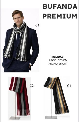 Bufandas de Hombre Premium Super Abrigados - Miniatura 1