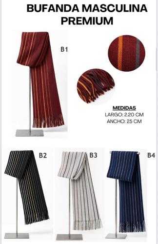 Bufandas de Hombre Premium Super Abrigados - Miniatura 3