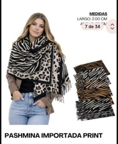 Phasminas Animal Print Premium Super Abrigados - Miniatura 2