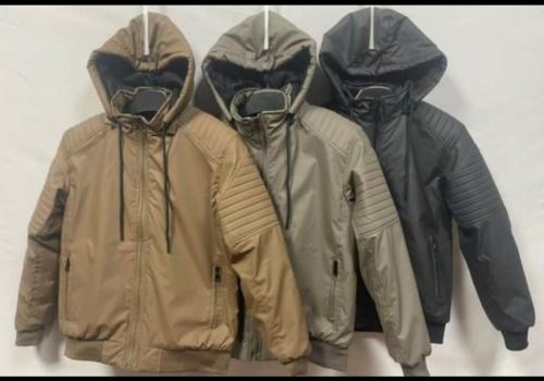 Campera Niño Eco Cuero con Piel - Miniatura 2