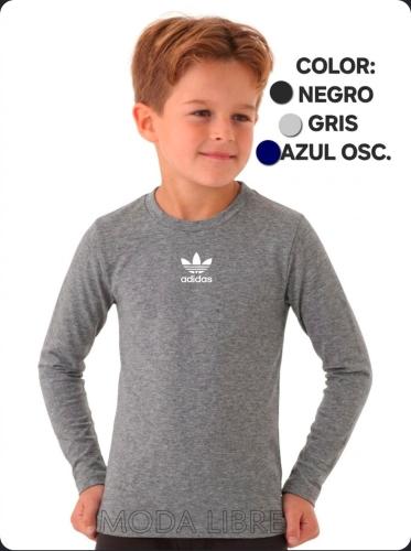 Remera Termica Niño Importado - Miniatura 2