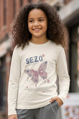 Camisetas de Algodón Peinado Mariposa - Miniatura 2