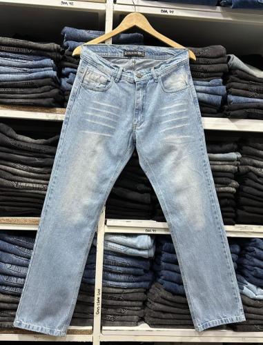 Pantalón Mom Liso Clásico Celeste Nevado Localizado +bigote - Miniatura 1
