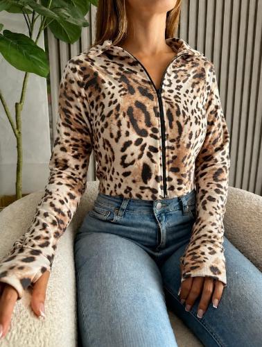 Campera Animal Print con Dedal - Miniatura 1